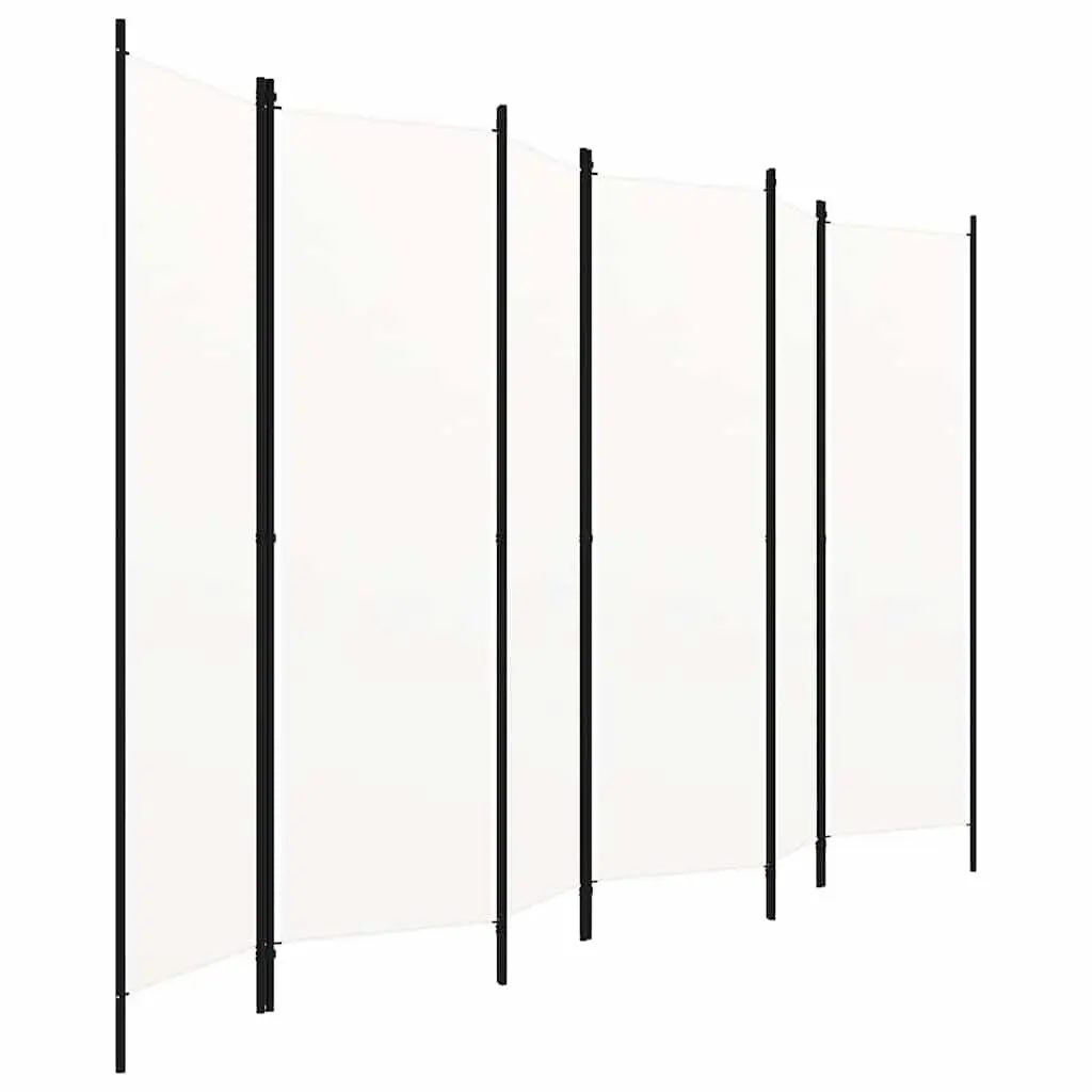 6-Panel Room Divider Folding Screen