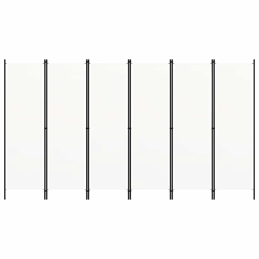 6-Panel Room Divider Folding Screen
