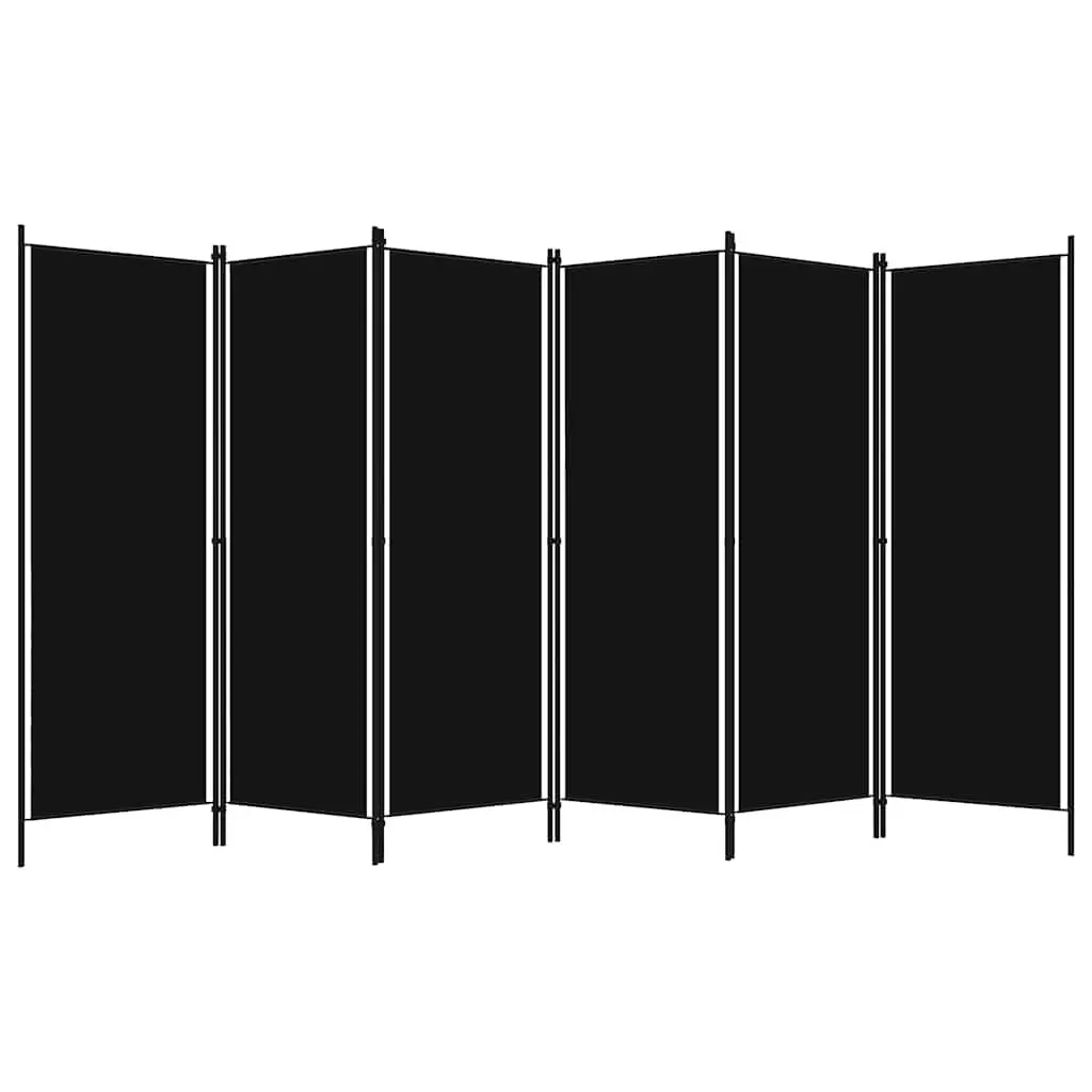 6-Panel Room Divider Freestanding Partition Privacy Screen 300 x 180 cm