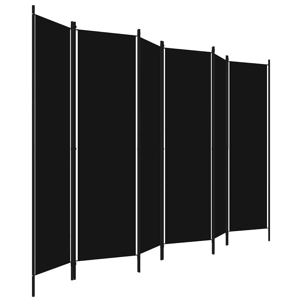 6-Panel Room Divider Freestanding Partition Privacy Screen 300 x 180 cm