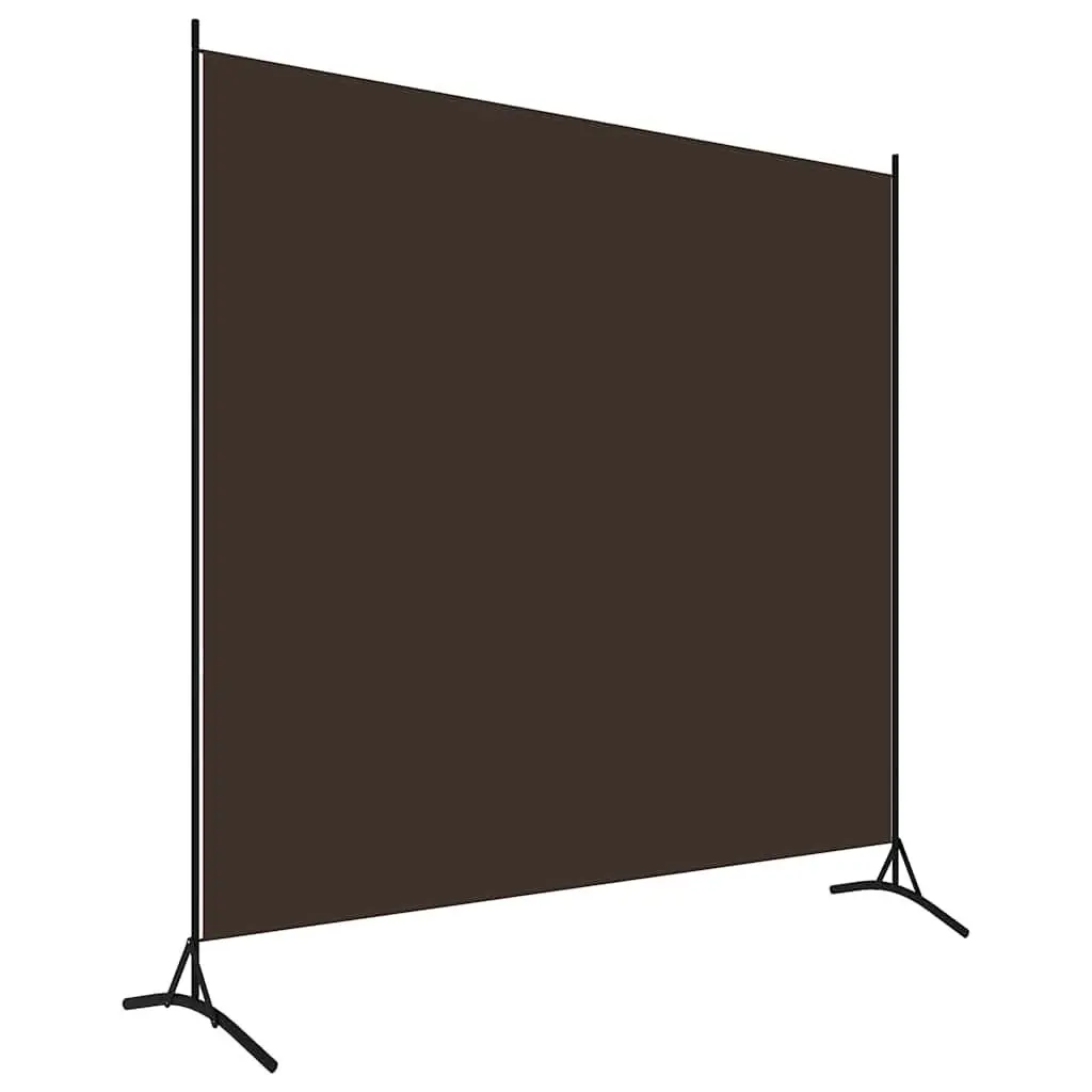 Room Divider Screen Panel for Bedroom Living Room Office 175 x 180 cm Brown