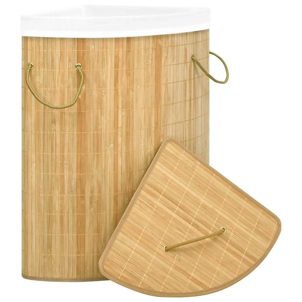 Bamboo Corner Laundry Basket 60L