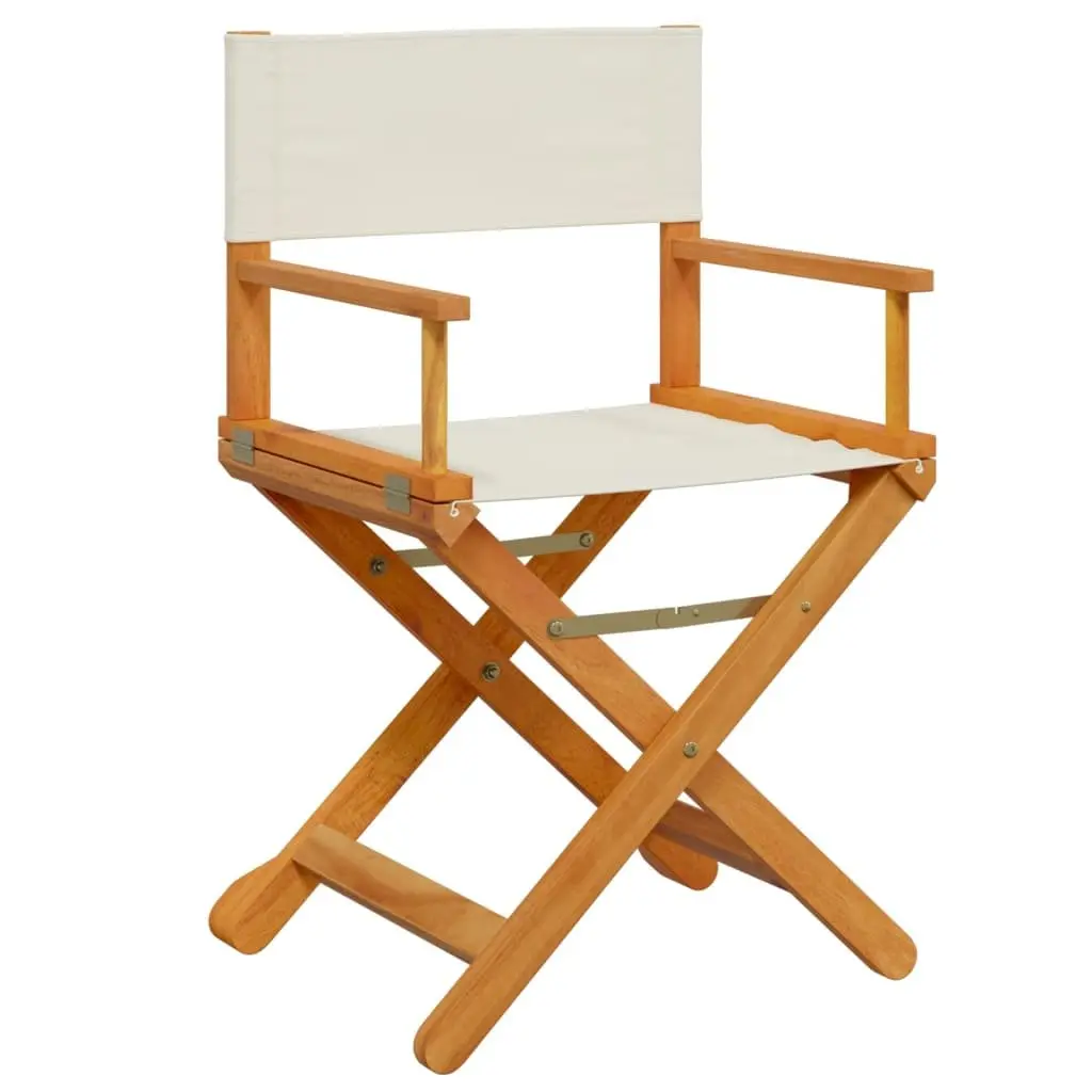 8 Lightweight Cream Folding Chairs