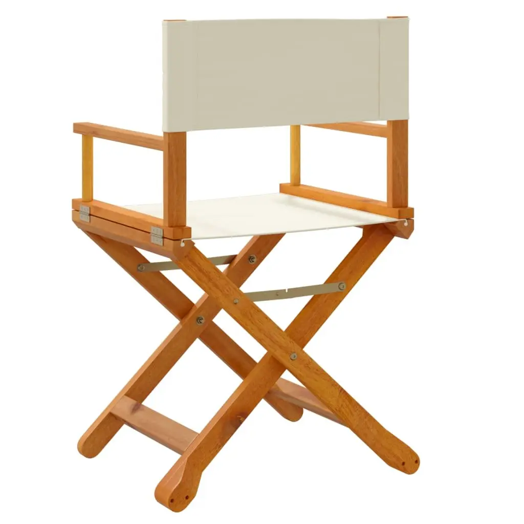 8 Lightweight Cream Folding Chairs
