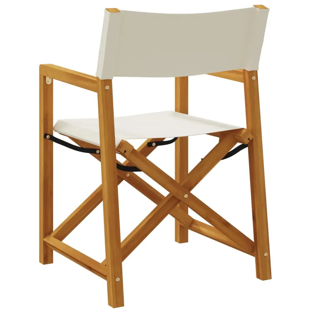 6 Folding Garden Chairs in Cream