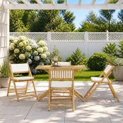 Specifications of Folding Bistro Chairs 4-Piece Set