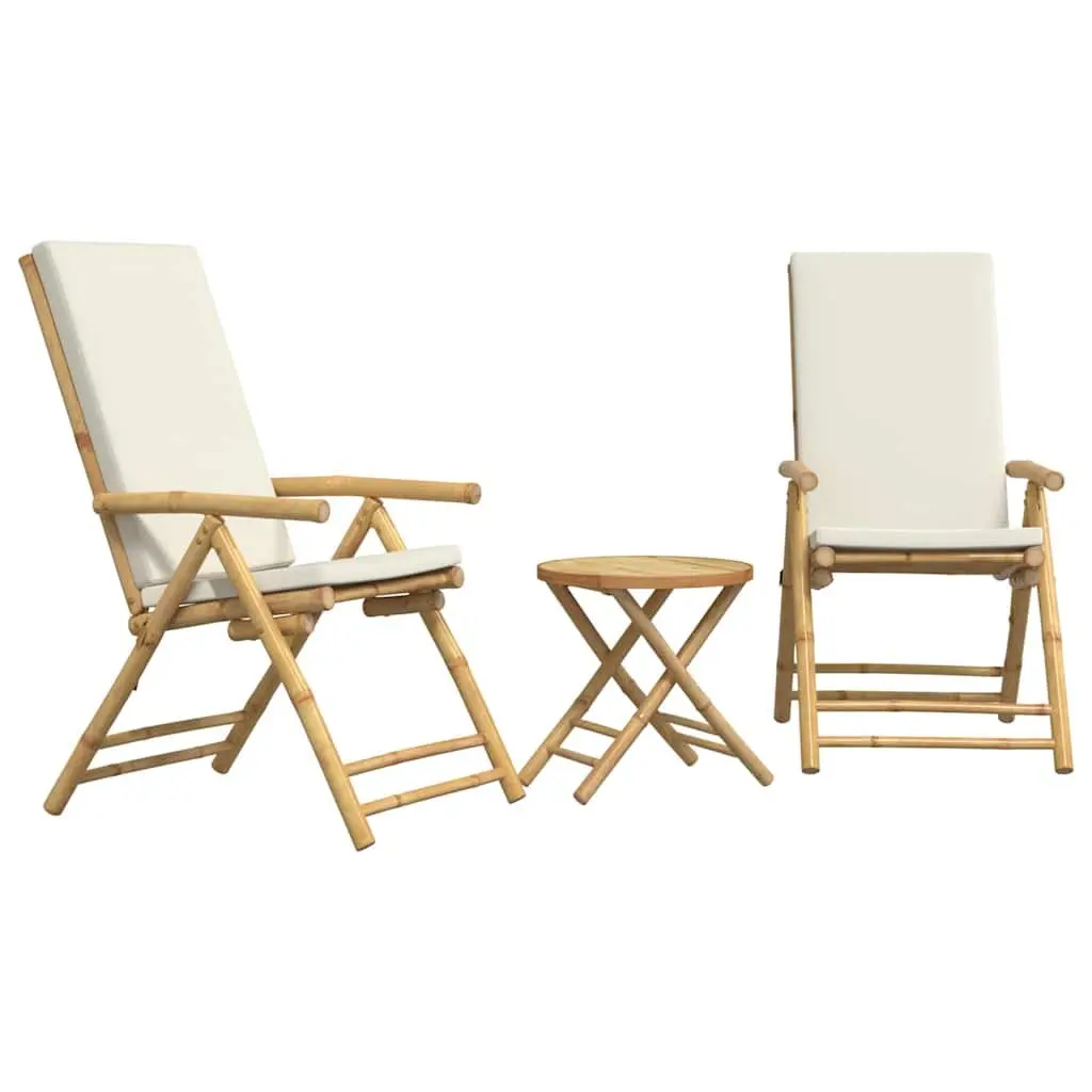 3-Piece Bamboo Bistro Set