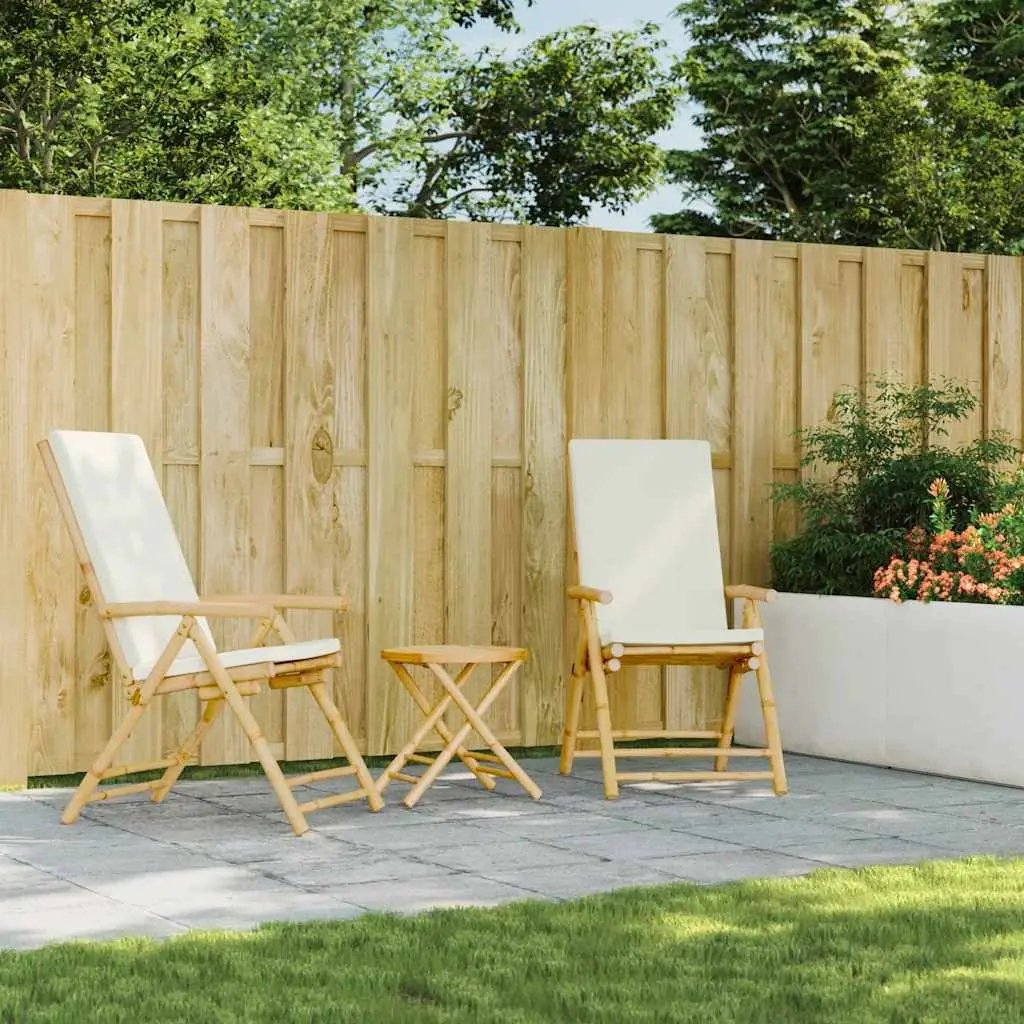 3-Piece Bamboo Bistro Set