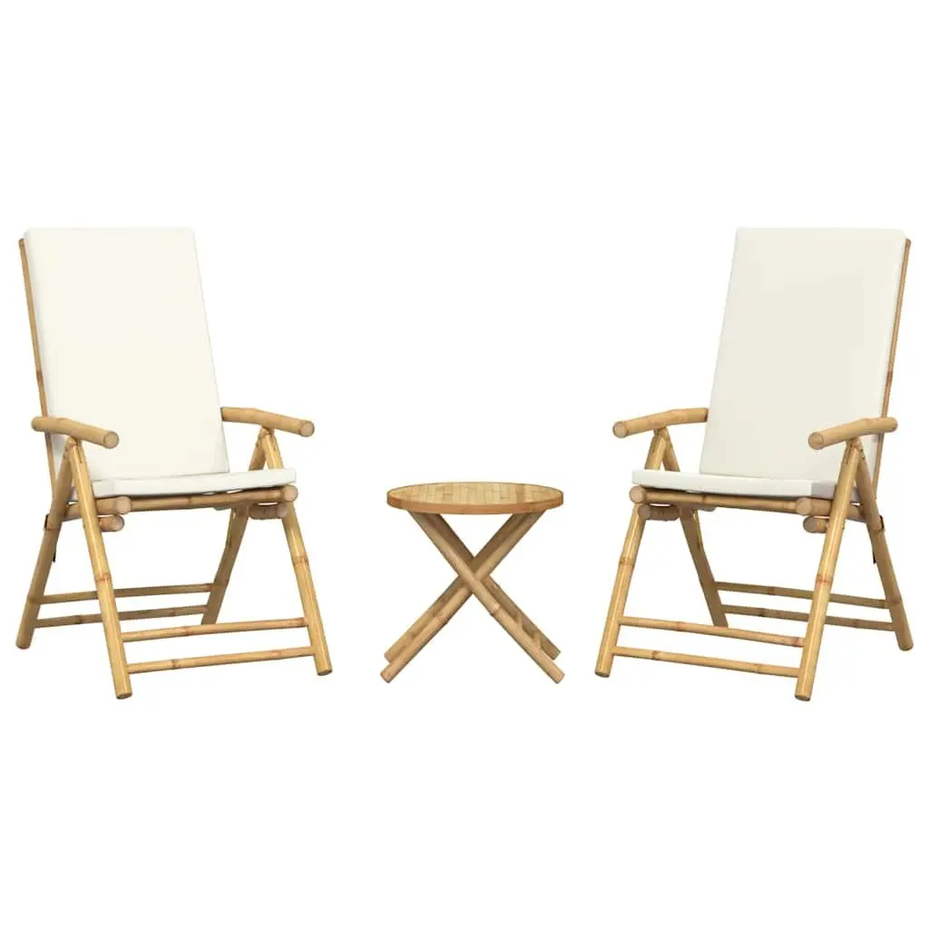 3-Piece Bamboo Bistro Set