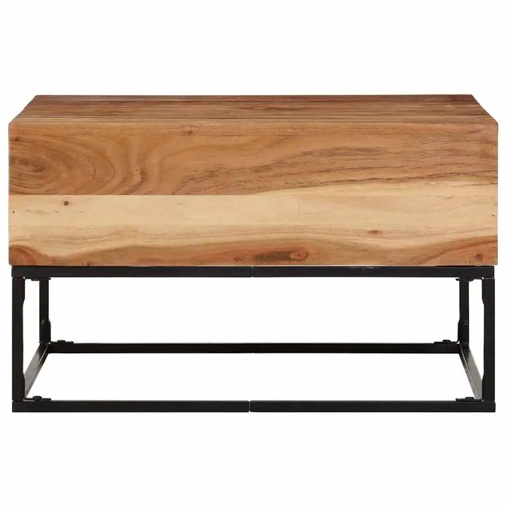 Coffee Table Living Room 68x68x41cm Solid Acacia Wood Brown