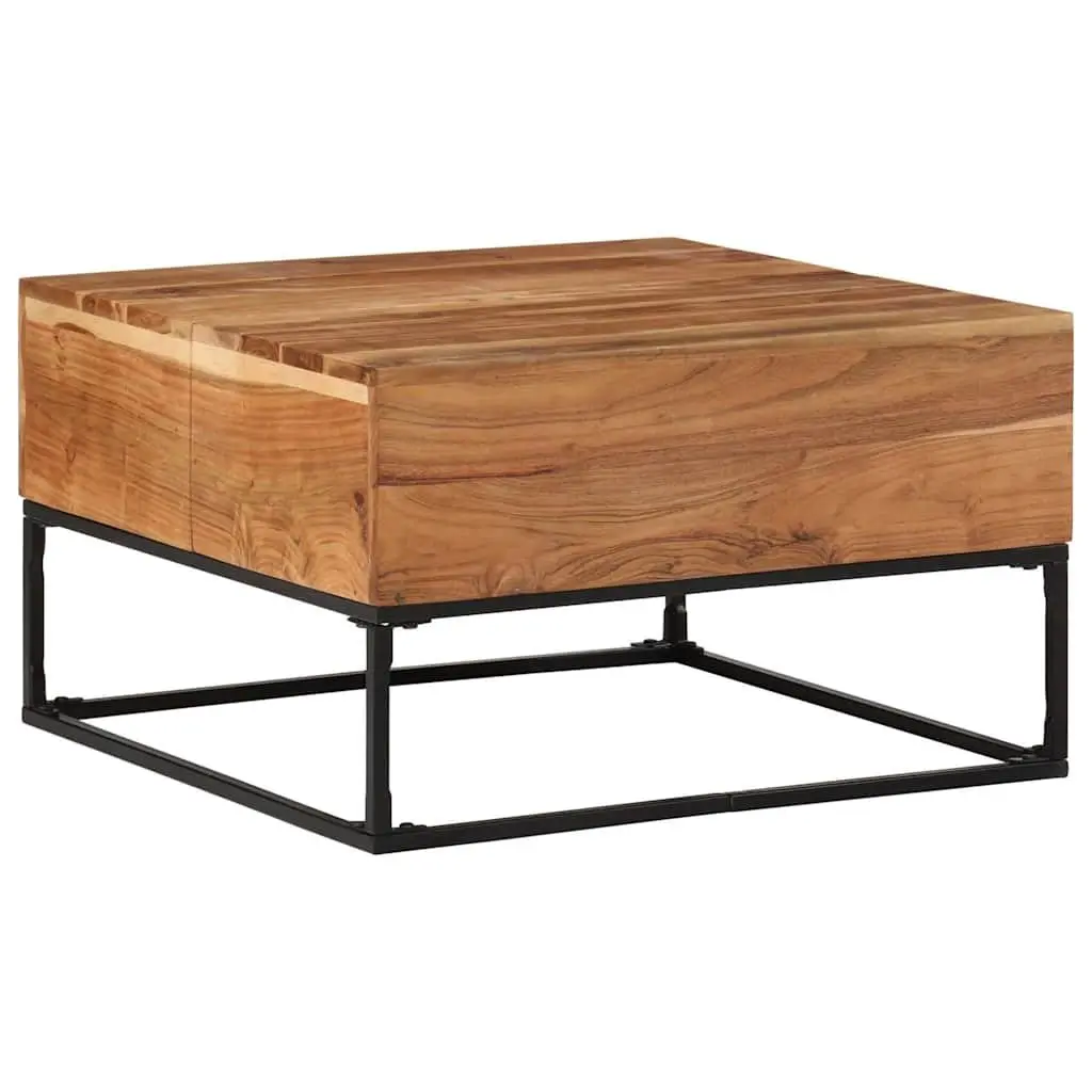Coffee Table Living Room 68x68x41cm Solid Acacia Wood Brown