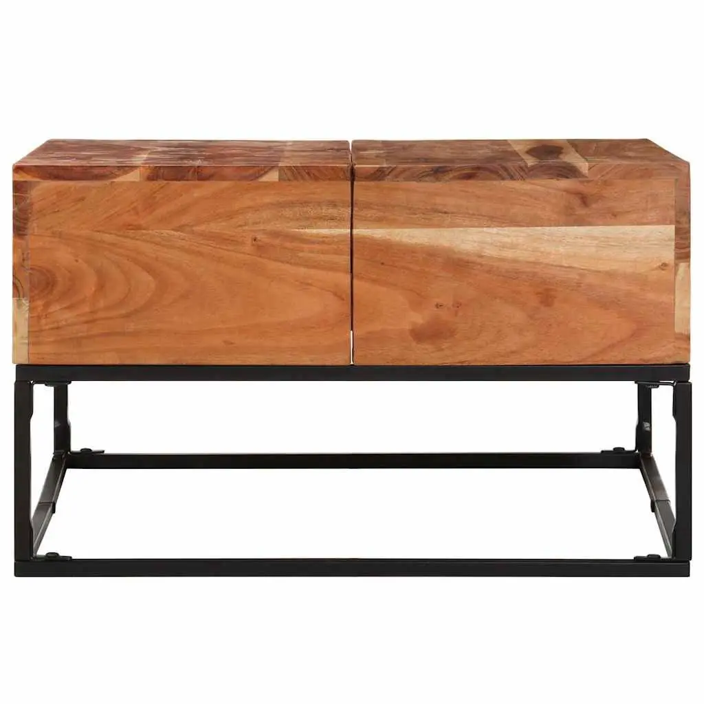 Coffee Table Living Room 68x68x41cm Solid Acacia Wood Brown