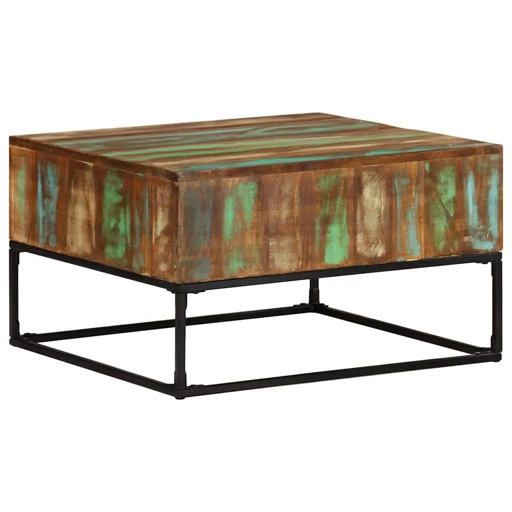 Coffee Table 68x68x41 cm Solid Reclaimed Wood Living Room Accent Furniture Brown