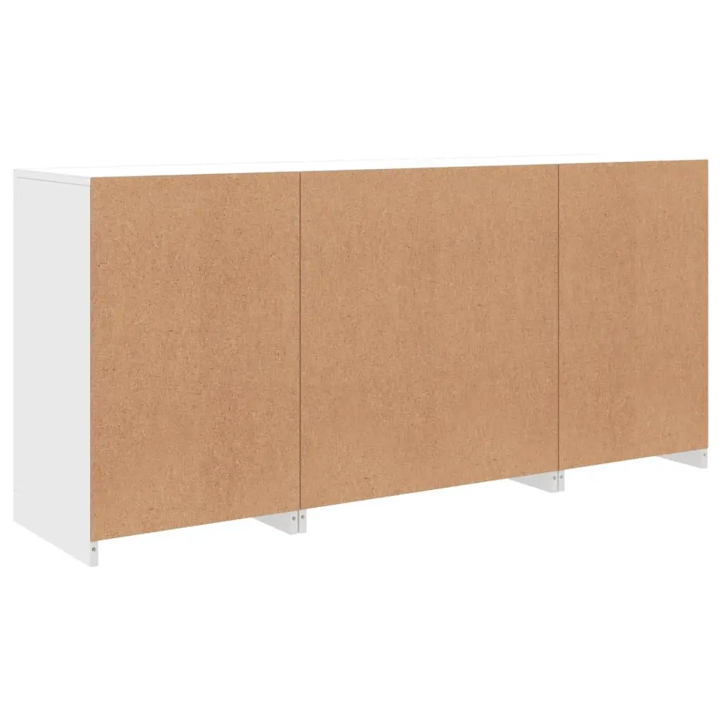 White Sideboard with RGB Lighting 142.5x37x67cm