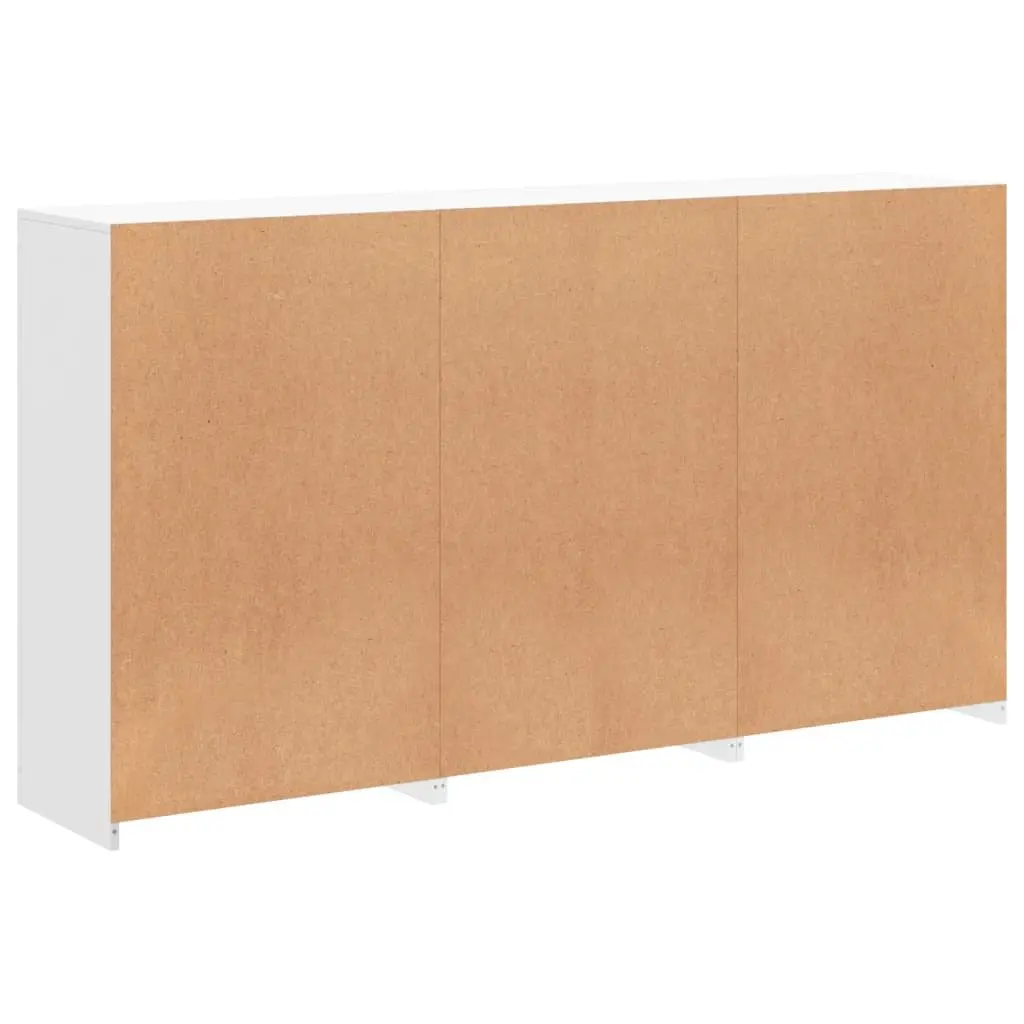 White Sideboard Cabinet for Hallway with RGB LED Lights 1815 x 370 x 1000 mm