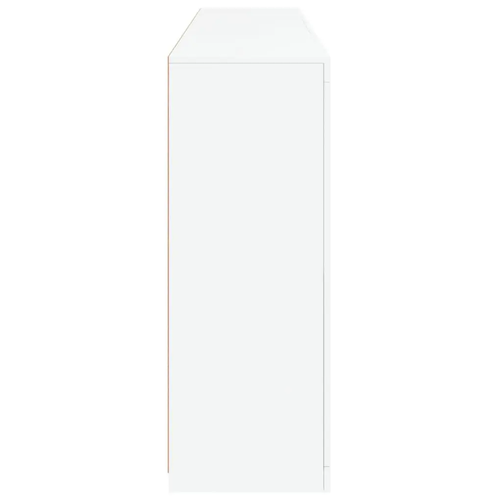 White Sideboard Cabinet for Hallway with RGB LED Lights 1815 x 370 x 1000 mm