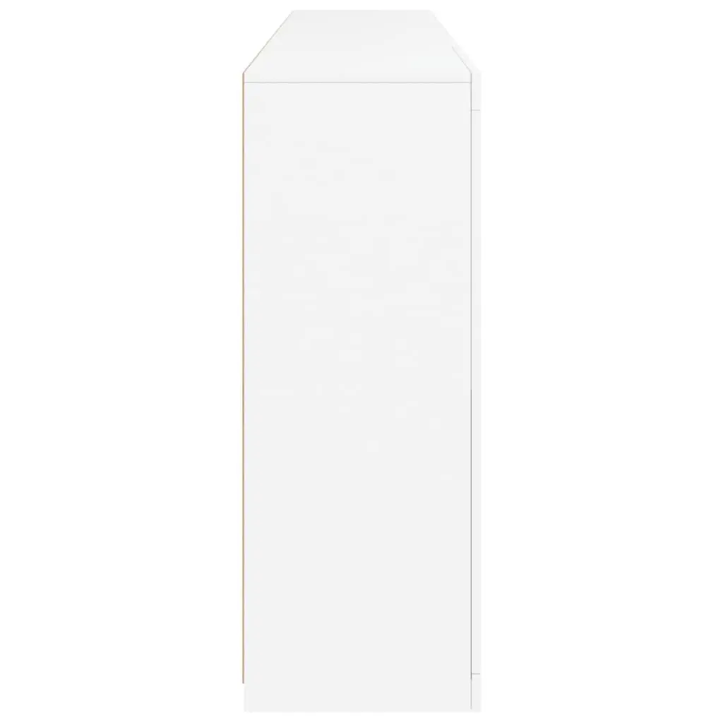 Sideboard Cabinet for Hallway with RGB LED Lights 202 cm White