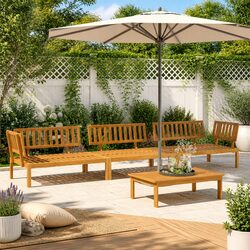 Specifications of 4 Piece Outdoor Sectional Sofa Set