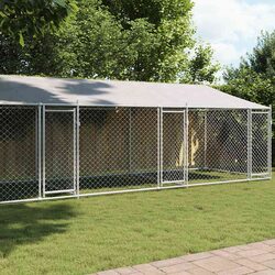Dog Cage with Roof - Dimensions 8m x 2m x 2m