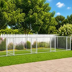 Specifications of Grey Galvanised Steel Dog Cage