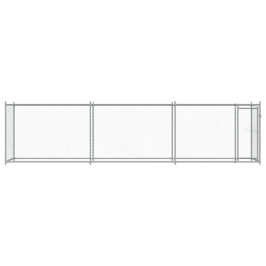 Pet Enclosure with Heavy-Duty Grey Steel Mesh