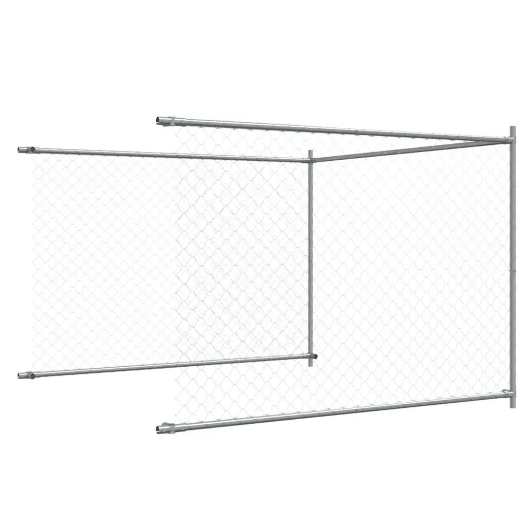 Pet Enclosure with Heavy-Duty Grey Steel Mesh