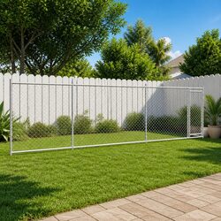 Specifications of Grey Outdoor Dog Cage with Mesh Design