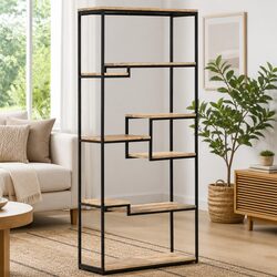 Bookcase Dimensions: 80x30x180 cm, Material Details