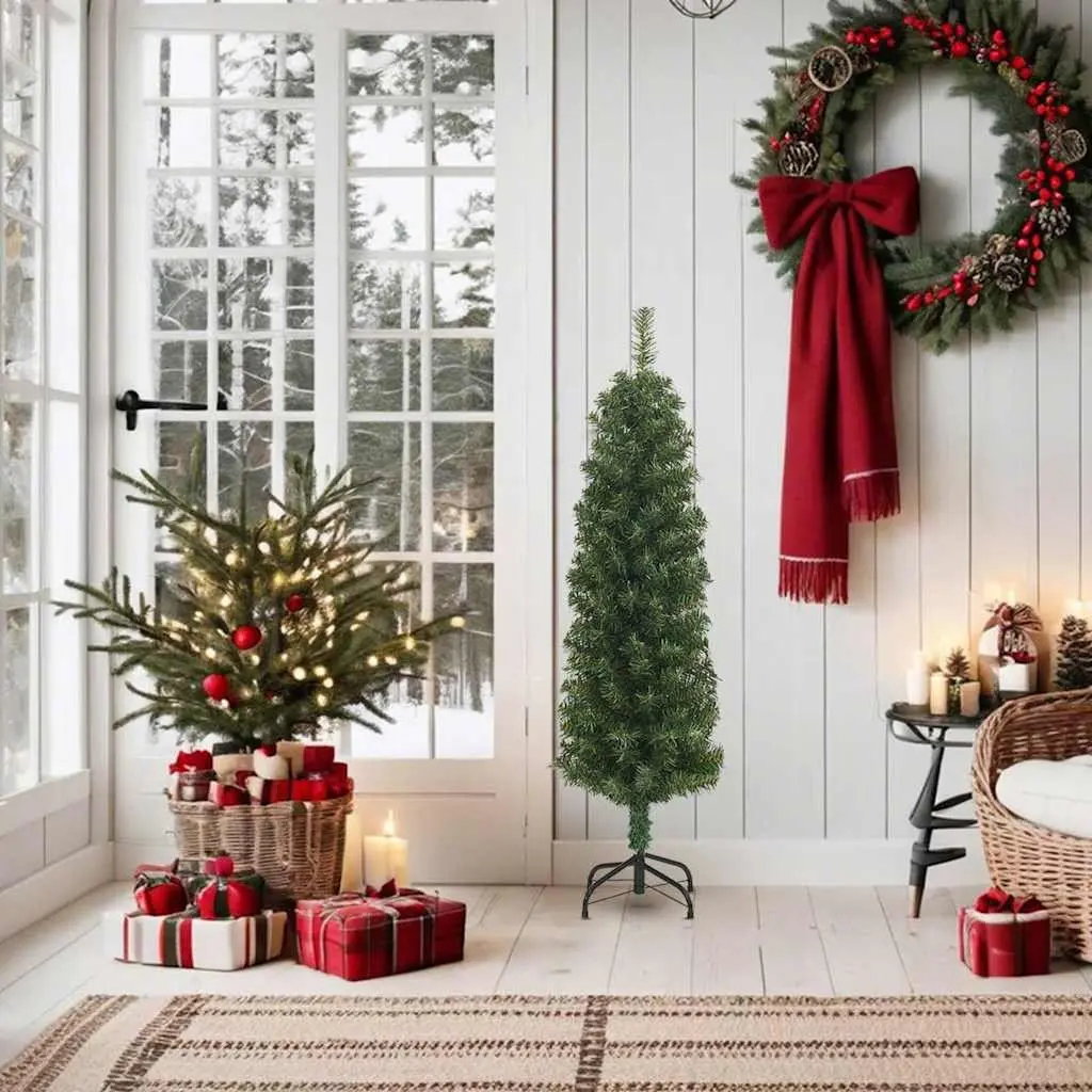 Artificial Christmas Tree Indoor Outdoor 150cm Slim