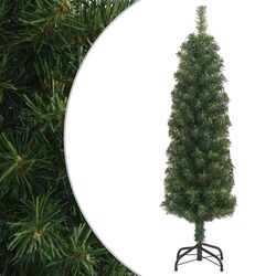 150cm Slim Artificial Christmas Tree - Green PVC Construction