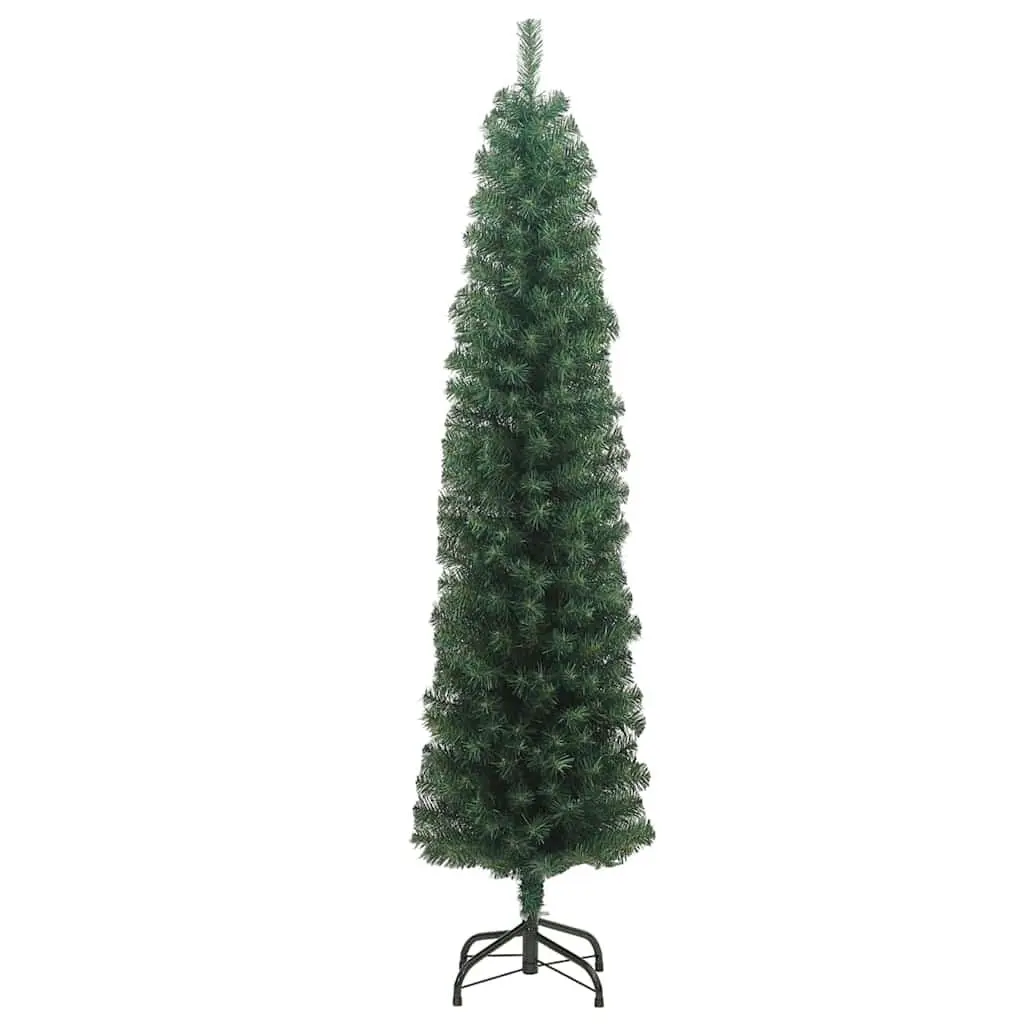 180cm Slim Green Artificial Christmas Tree