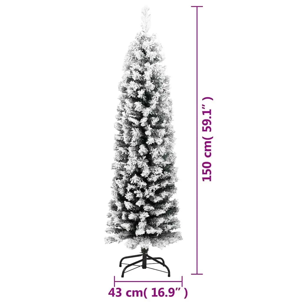 150cm Slim Christmas Tree with Steel Feet