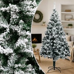 Specifications for 210cm Green PVC Flocked Christmas Tree