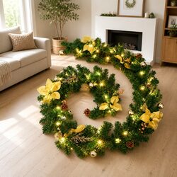 Specifications of Christmas Garland with LED Lights 2.7m
