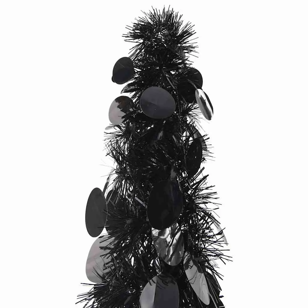 Artificial Christmas Tree Indoor Outdoor Black 120cm