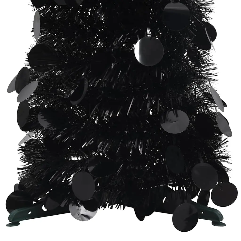 Artificial Christmas Tree Indoor Outdoor Black 120cm
