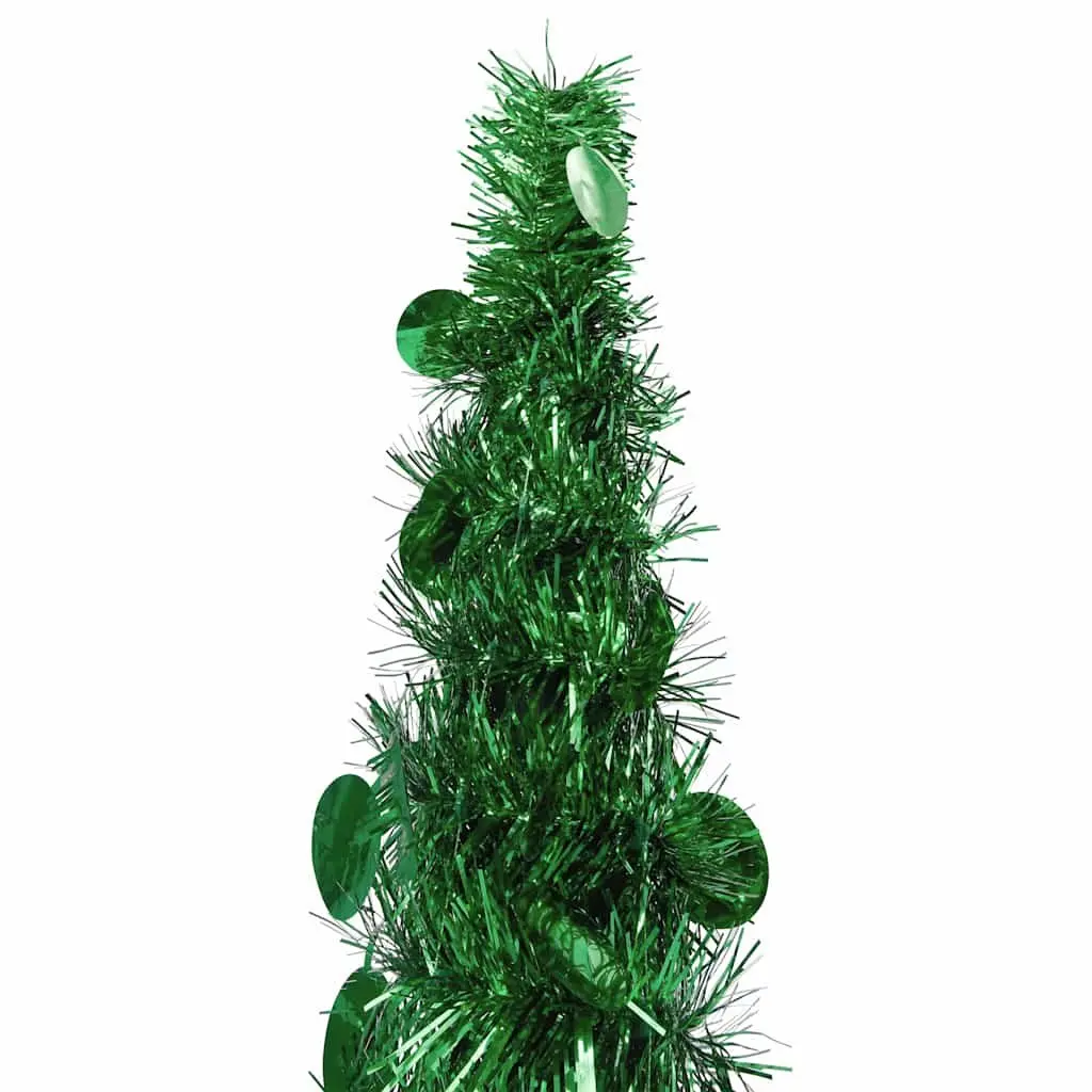Artificial Christmas Tree Indoor Outdoor 180cm Green Pop-up Lightweight Collapsible