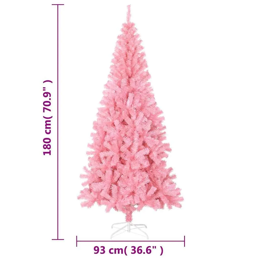 180cm Pink Artificial Christmas Tree