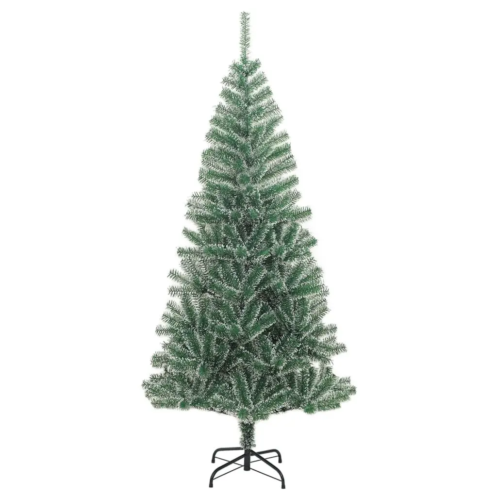 180 cm Green Flocked Christmas Tree