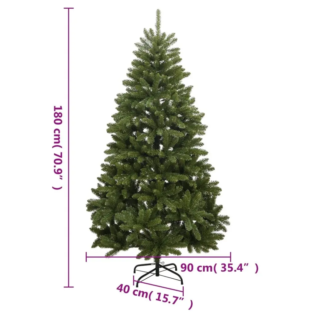 Artificial Christmas Tree for Holiday Decor 180cm with 300 LED Lights and 8 Modes