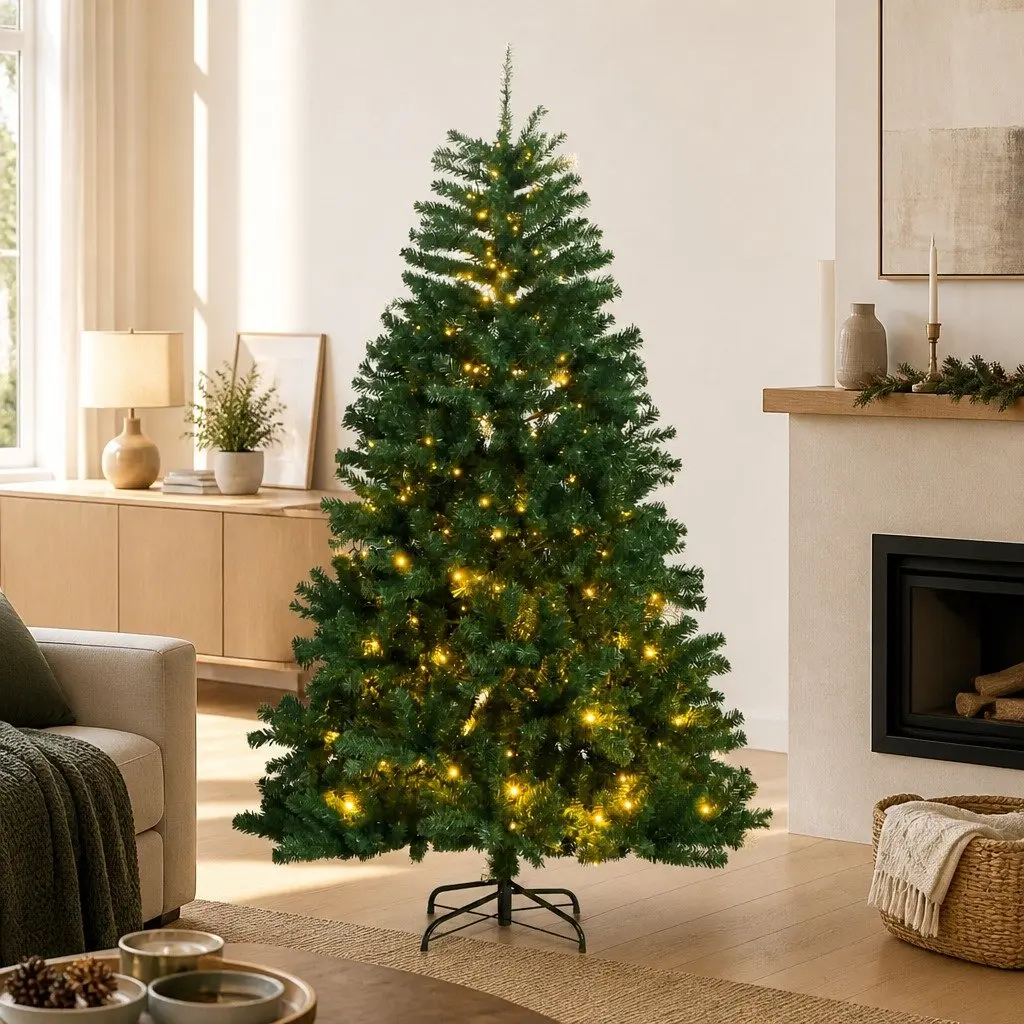 210cm Hinged Christmas Tree