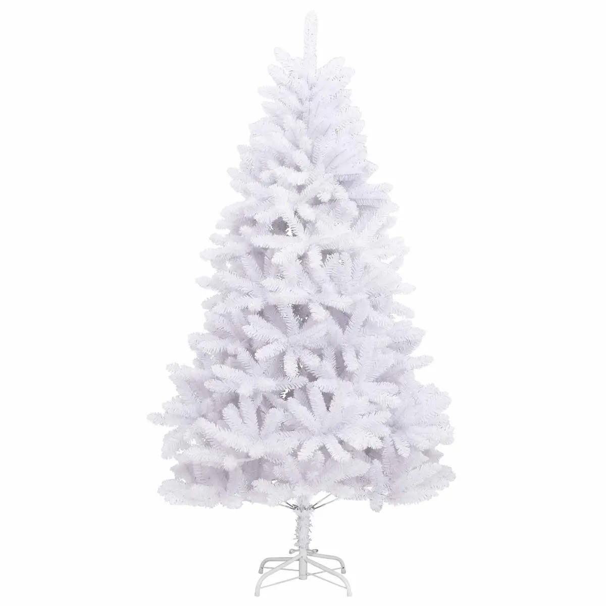 Artificial Christmas Tree White 180cm Living Room Seasonal Decoration