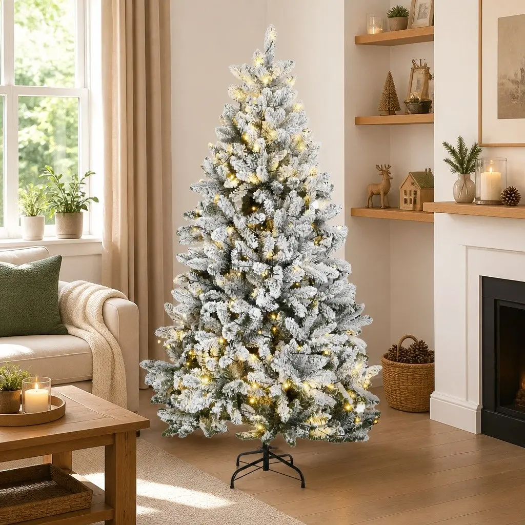 240cm Artificial Christmas Tree with LEDs