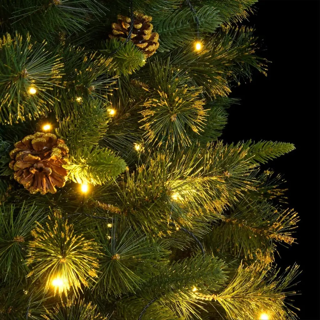 Artificial Hinged Christmas Tree Holiday Decor 180cm