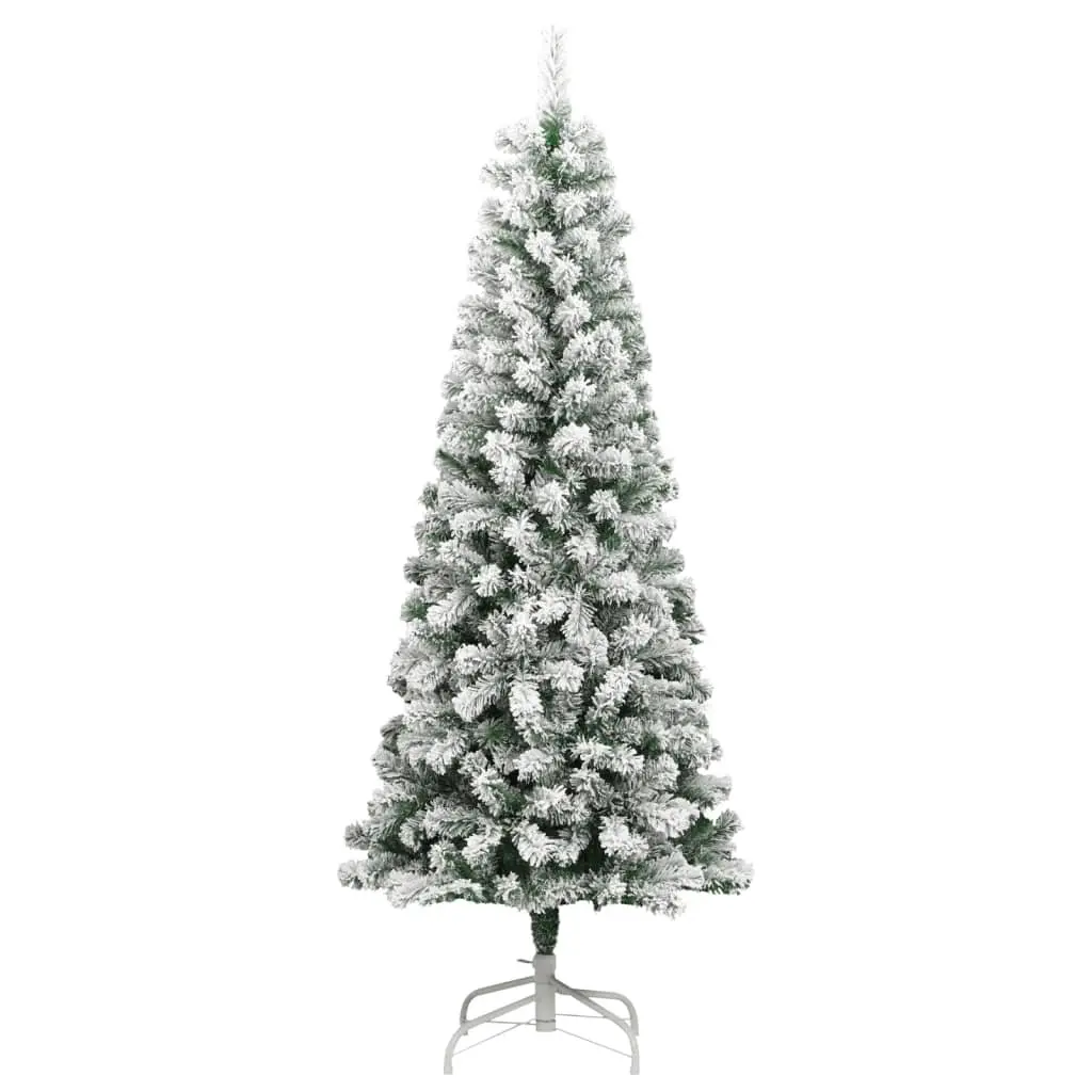 Artificial Hinged Christmas Tree for Seasonal Decoration 210cm with 300 LEDs and 8 Lighting Modes