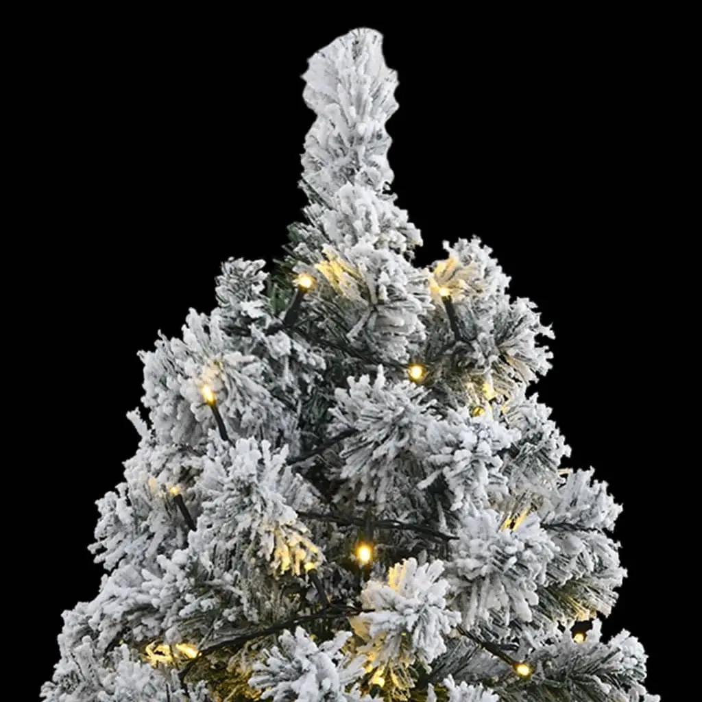 Artificial Hinged Christmas Tree for Seasonal Decoration 210cm with 300 LEDs and 8 Lighting Modes