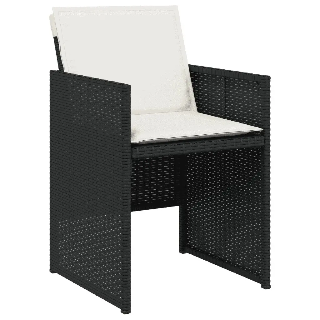 5 Piece Poly Rattan Garden Dining Set