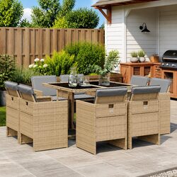Specifications of 9 Piece Outdoor Garden Dining Set