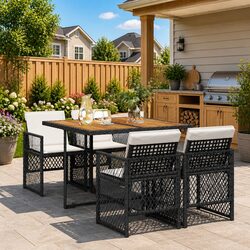 Durable 5-Piece Outdoor Dining Set Specifications