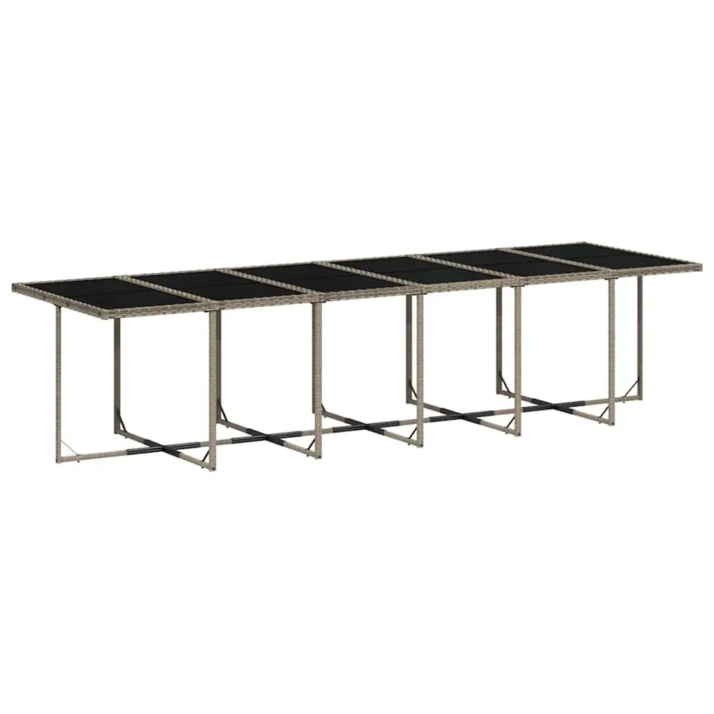 13-Piece Grey Garden Dining Set